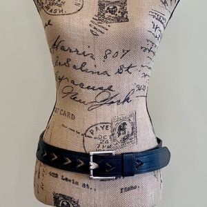 Artisan Black Leather Belt